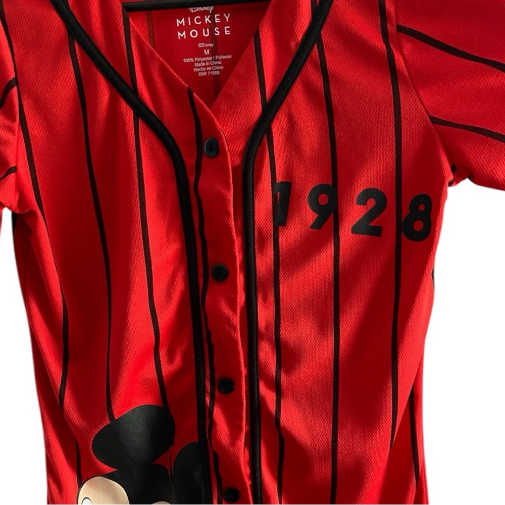 Disney Red and Black Mickey Mouse Jersey - Picture 4 of 4